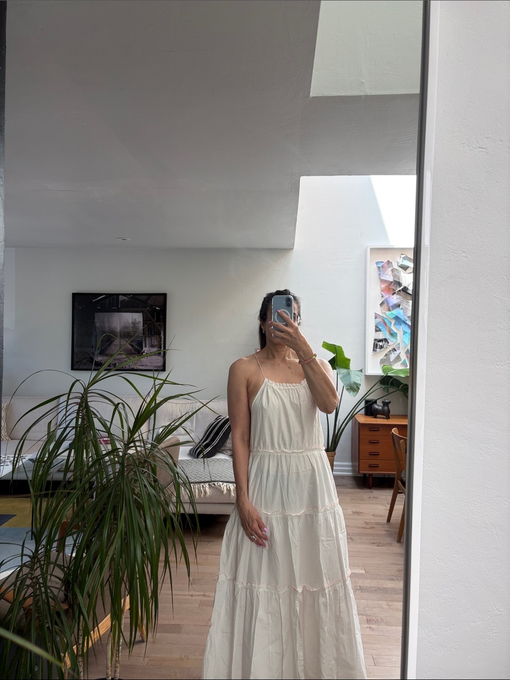 Club Monaco Tiered Midi Dress - Picture 6 of 7